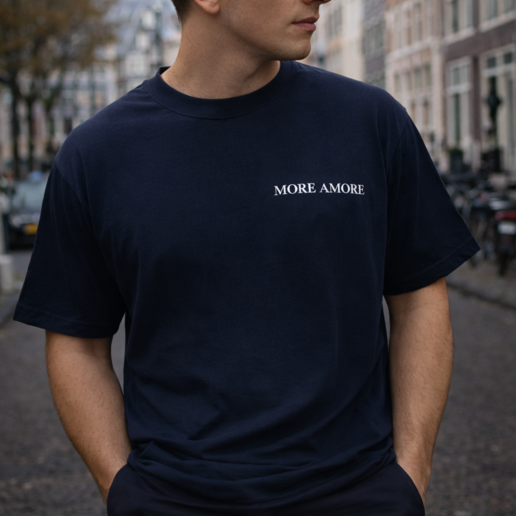 More Amore basic Black/Navy T-Shirt