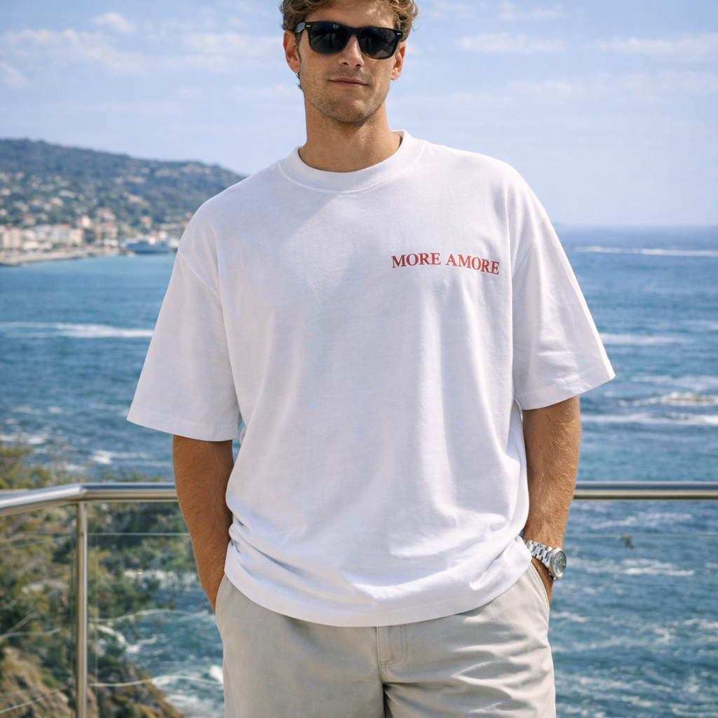 More Amore basic Black/White T-Shirt