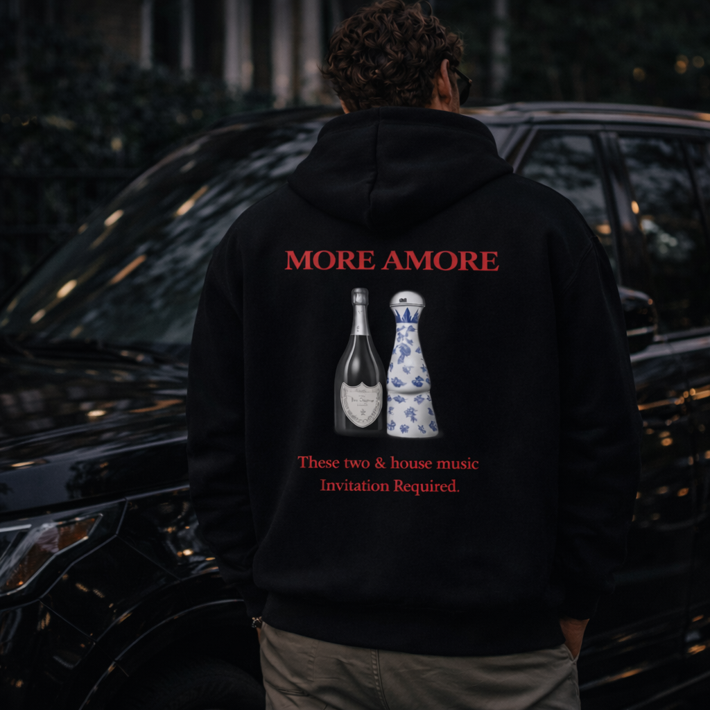 These Two & House Music Black Hoodie