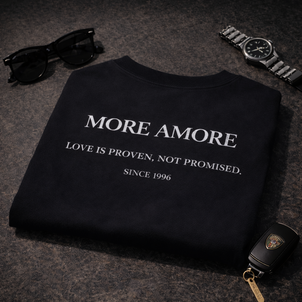 More Amore basic Black/Navy T-Shirt